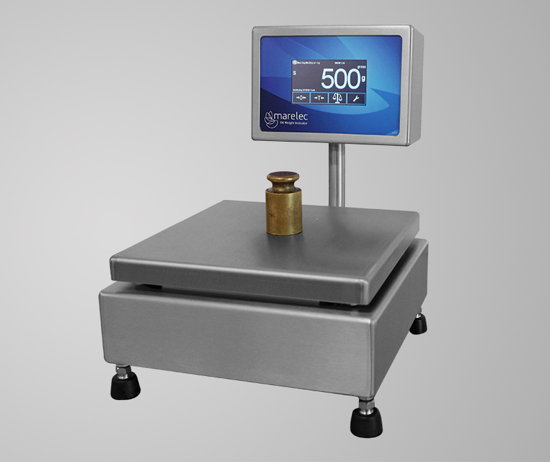 The MARELEC D6B Weighing Indicator is an intelligent, robust, and easy-to-use weighing instrument that is connected to a customer-customized scale.